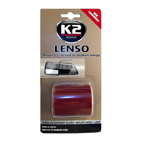 K2 - LENSO opravná páska Red