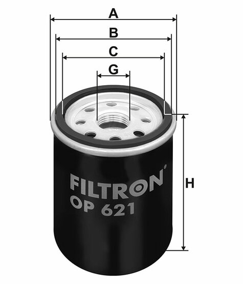 Olejový filter Filtron OP621