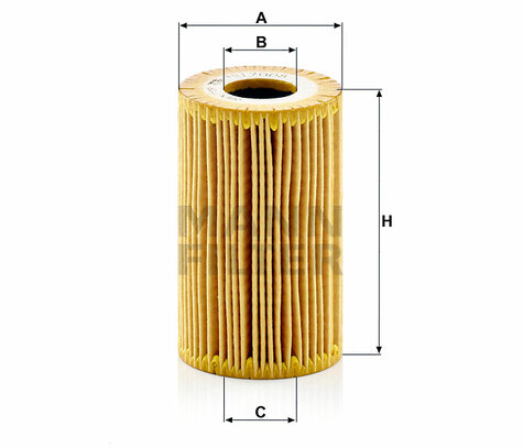 Olejový filter MANN HU 7008z