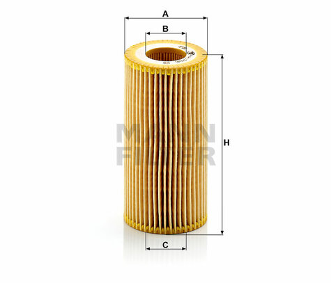 Olejový filter MANN HU 719/6x
