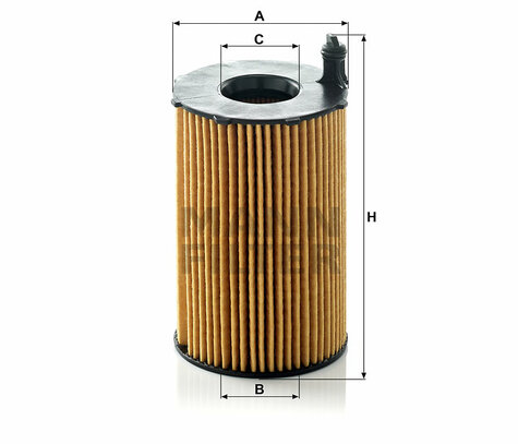 Olejový filter MANN HU 8005 z