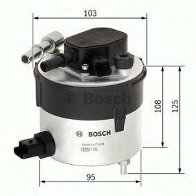 Palivový filter Bosch F 026 402 046