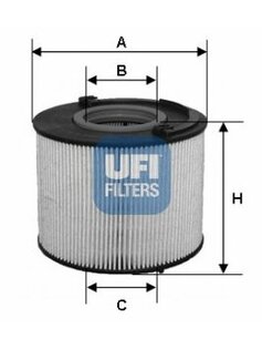 Palivový filter UFI Filters 26.015.00