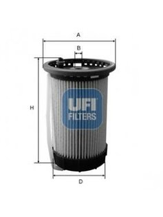 Palivový filter UFI Filters 26.032.00