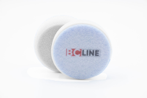 BC LINE leštiaci kotúč na suchý zips 80mm x 25mm vysoko tvrdý biely