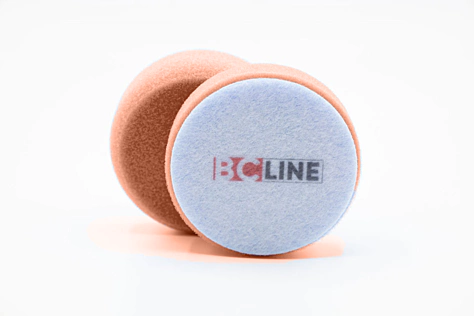 BC LINE leštiaci kotúč na suchý zips 80mmx 25mm stredný oranžový