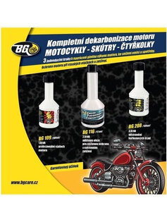 BG 6900 KIT dekarbonizácie 4T motocykle 355 ml