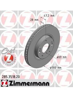 Brzdový kotúč ZIMMERMANN 285.3518.20