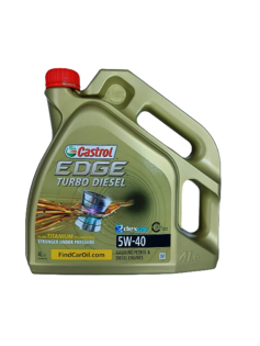 Castrol EDGE TURBO DIESEL 5W-40 4L