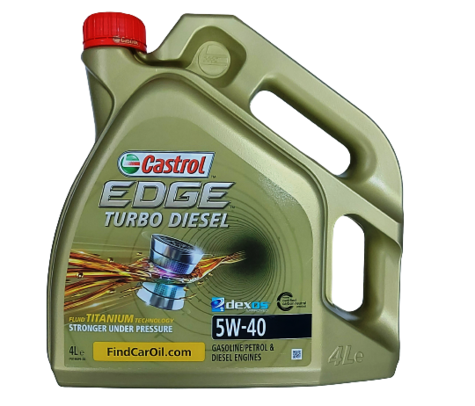 Castrol EDGE TURBO DIESEL 5W-40 4L