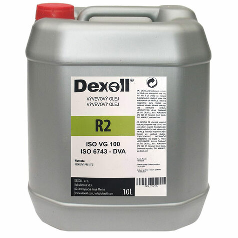 DEXOLL R2 Vývevový olej 10L