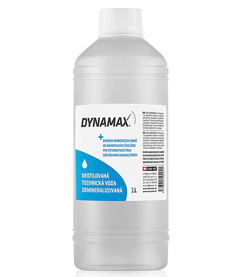 DYNAMAX Demineralizovaná technická voda 1L
