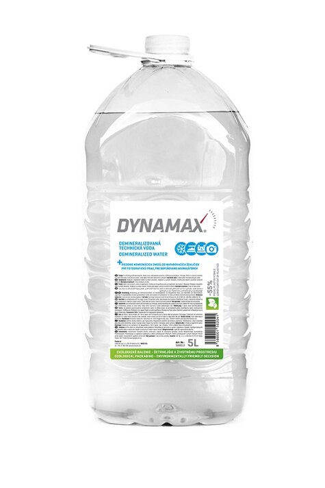 DYNAMAX Demineralizovaná technická voda 5L