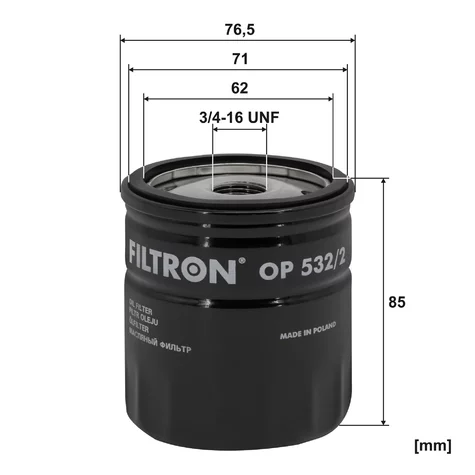 FILTRON OP532/2 Olejový filter
