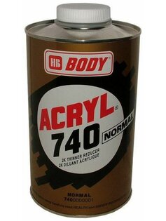 HB BODY 740 akrylové riedidlo 500ml