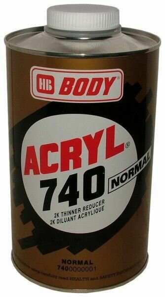 HB BODY 740 akrylové riedidlo 500ml