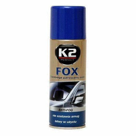 K2 FOX – proti zahmlievaniu okien 150ml