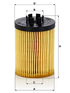 MANN HU712/8x - Olejový filter