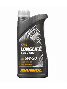 MANNOL 7715 Longlife 504/507 5W-30 1L MANNOL 7715 Longlife 504/507 5W-30 1L