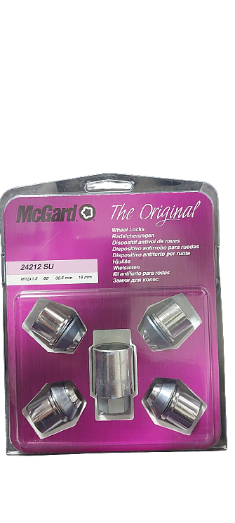 McGard Bezpečnostné matice M12x1,5 32,5mm 27,7mm (24212 SU)