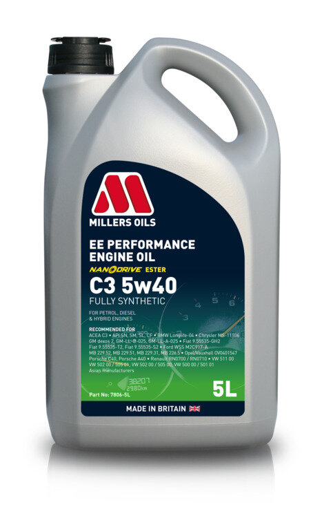Millers Oils EE Longlife 5W-40 Nanodrive 5l