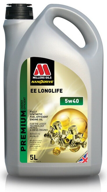 Millers Oils EE Longlife 5W-40 Nanodrive 5l