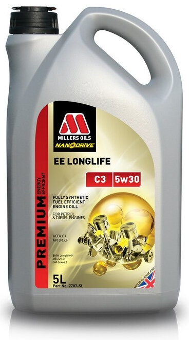 Millers Oils EE Longlife C3 5W-30 Nanodrive 5 L