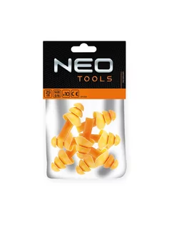 NEO 97-555 Jednorázové zátkové chrániče sluchu, silikón, 5 párov, 29dB