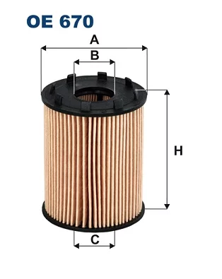 Olejový filter Filtron OE670