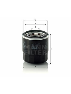 Olejový filter Mann Filter W 7023