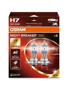 OSRAM 64210NB220-2HB H7 12V 55W W PX26d NB +220% 2ks