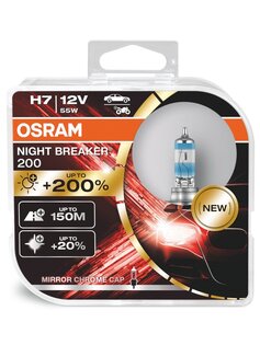 OSRAM Night Breaker +200% H7 12V/55W 64210NB200