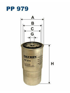 Palivový filter FILRON PP979
