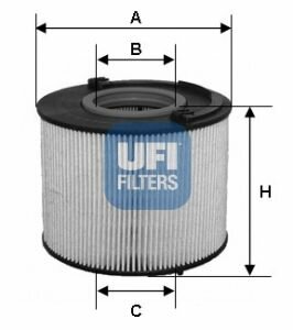 Palivový filter UFI Filters 26.015.00