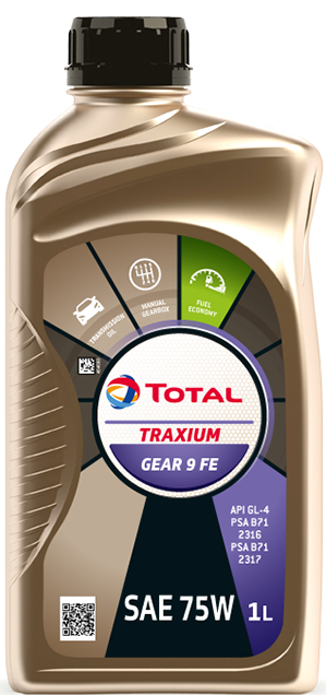 Total Traxium Gear 9 FE 75W 1L